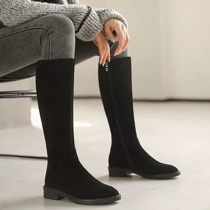 Women's Straight Shaft Knee Boots