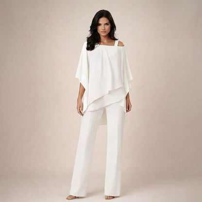 Women's One Shoulder Top and Trouser Co-ord