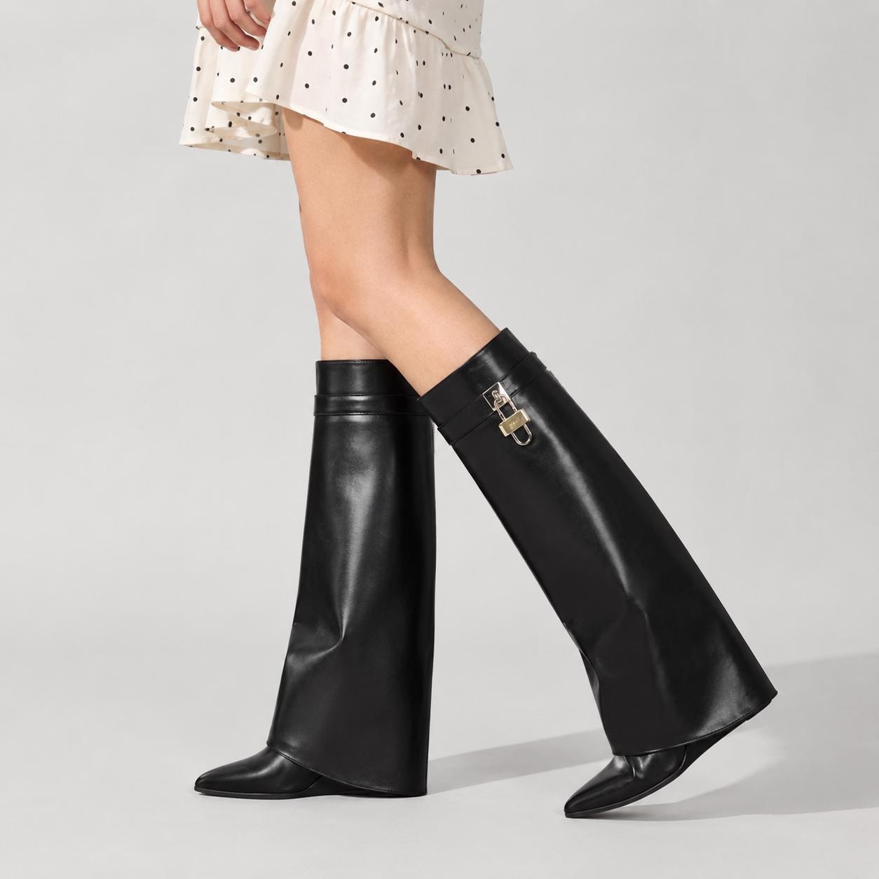 Women's Fold Over Tall Boots