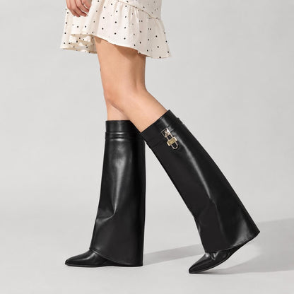 Women's Fold Over Tall Boots