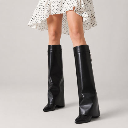 Women's Fold Over Tall Boots